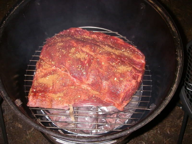 onto the smoker