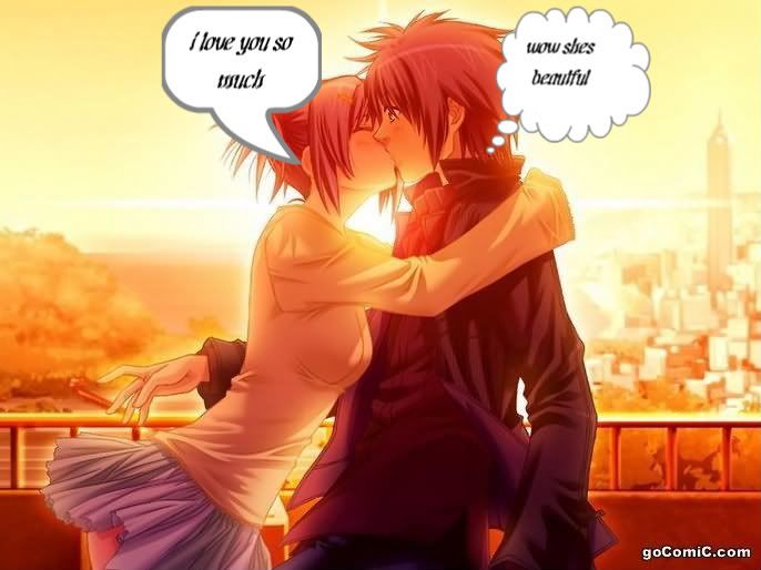 anime love kiss. anime love kiss. anime love