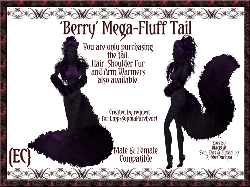 Berry Mega-Fluff Tail