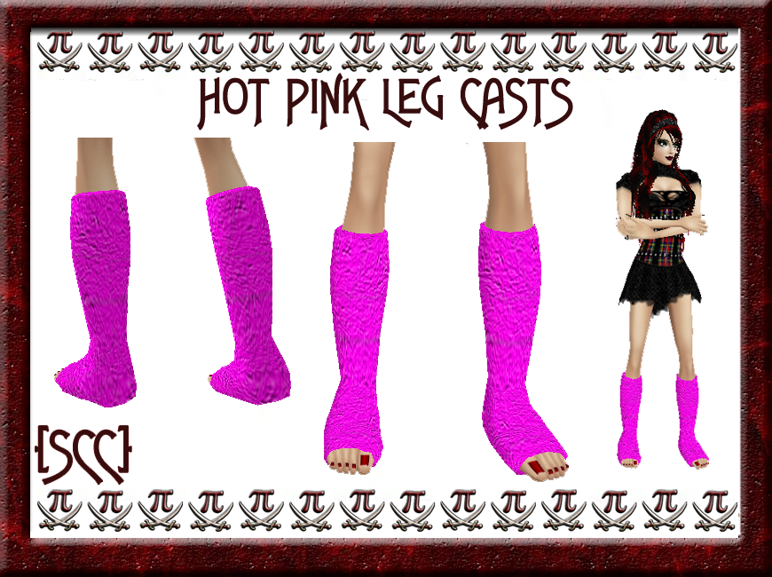 Hot Leg Cast Pink - Both