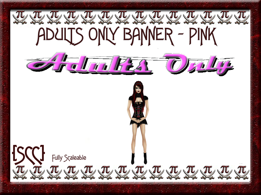 Pink Adults Banner
