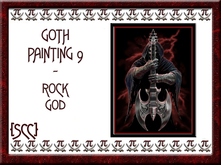 Goth Painting 9 - Rock God