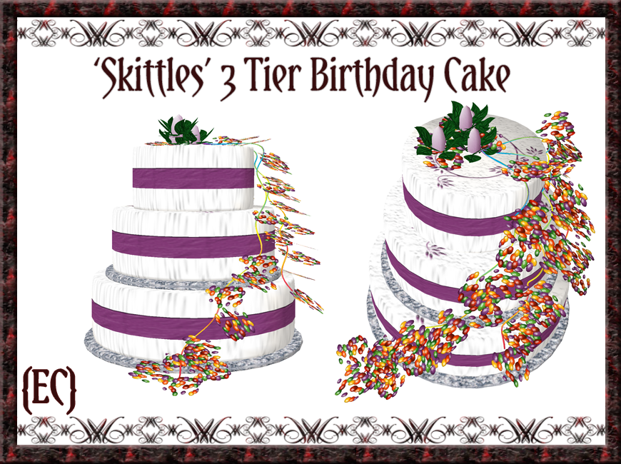 Sissy Skittle Cake