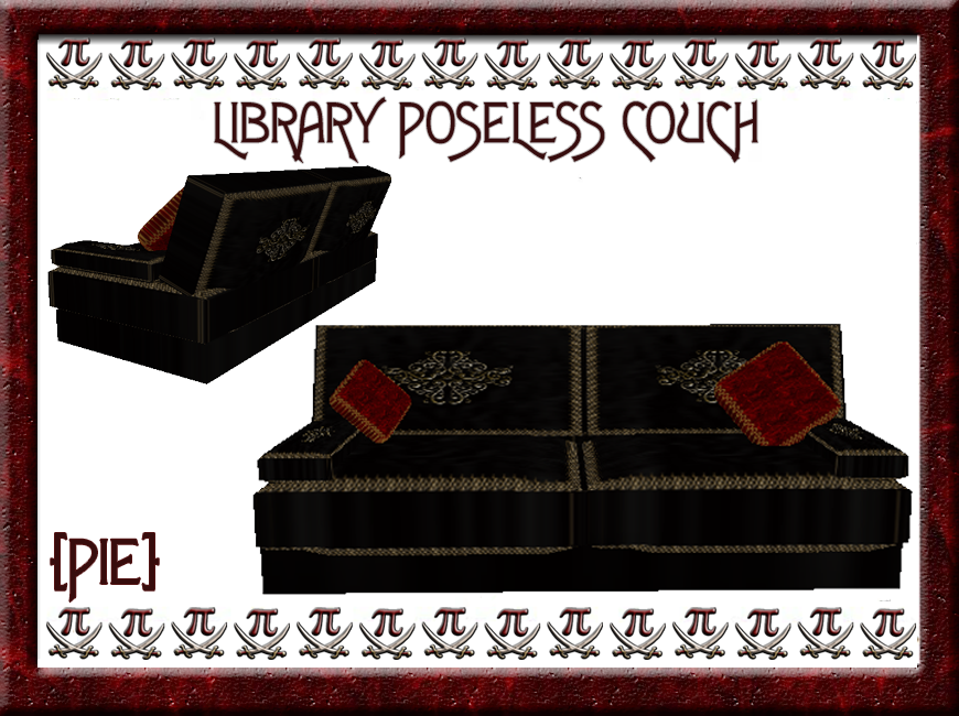 Library Poseless Couch