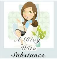 Blog Award, Blog with Substance