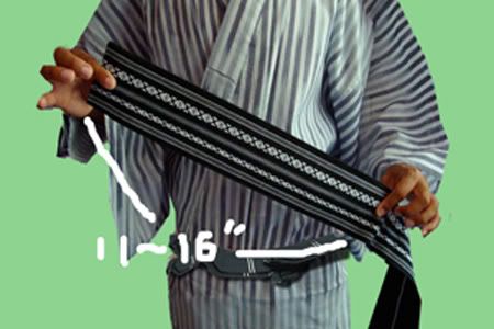 How to tie kaku obi 1