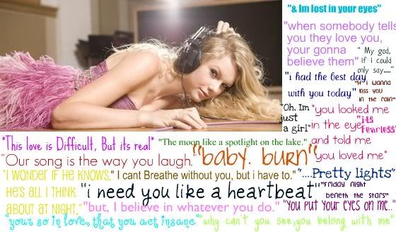 Taylor Swift Lyrics Pictures. Taylor Swift