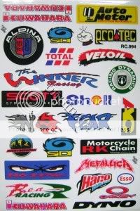 Motorbike motorcycle decal helmet bike dirt atv sticker  